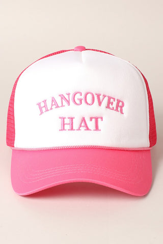'HANGOVER HAT' TRUCKER CAP