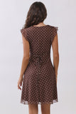 ESPRESSO DATE POLKA DOT MINI DRESS