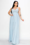 CINDERELLA OPEN BACK MAXI DRESS