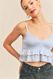 NEWPORT RUFFLE HEM TOP