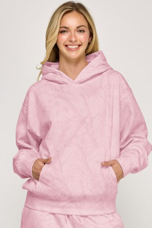 HIDE OUT PINK CAMO SET HOODIE