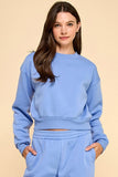 LAZY MORNING CLUB SET CREWNECK - BLUE