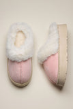 COZY ERA FUR LINED SLIPPERS