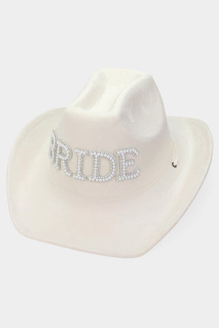 'BRIDE' BLING COWBOY HAT