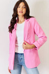 Open Front Long Sleeve Blazer (Online Only)