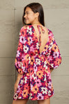 GeeGee Floral Print Mini Dress (Online Only)
