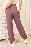 Soft Drawstring Waist Pants with Pockets (Online Only)