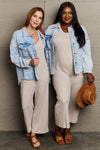 Take A Chance Full Size Western Wash Star Denim Jacket (Online Only)
