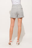 Pin Striped Set High Waist Shorts (Online Only)