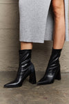 Stacy Block Heel Sock Boots (Online Only)