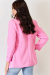 Open Front Long Sleeve Blazer (Online Only)