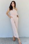 Follow Your Path Full Size One Shoulder Jumpsuit (Online Only)