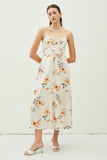 Floral Button Down Midi Dress (Online Only)
