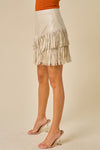 NASHVILLE NIGHTS FAUX LEATHER MINI SKIRT