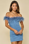 DENIM DREAM MINI DRESS