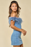 DENIM DREAM MINI DRESS