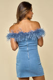 DENIM DREAM MINI DRESS