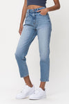 HIGH RISE CROP JEANS