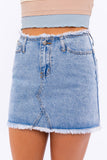 ELLIE DENIM MINI SKIRT