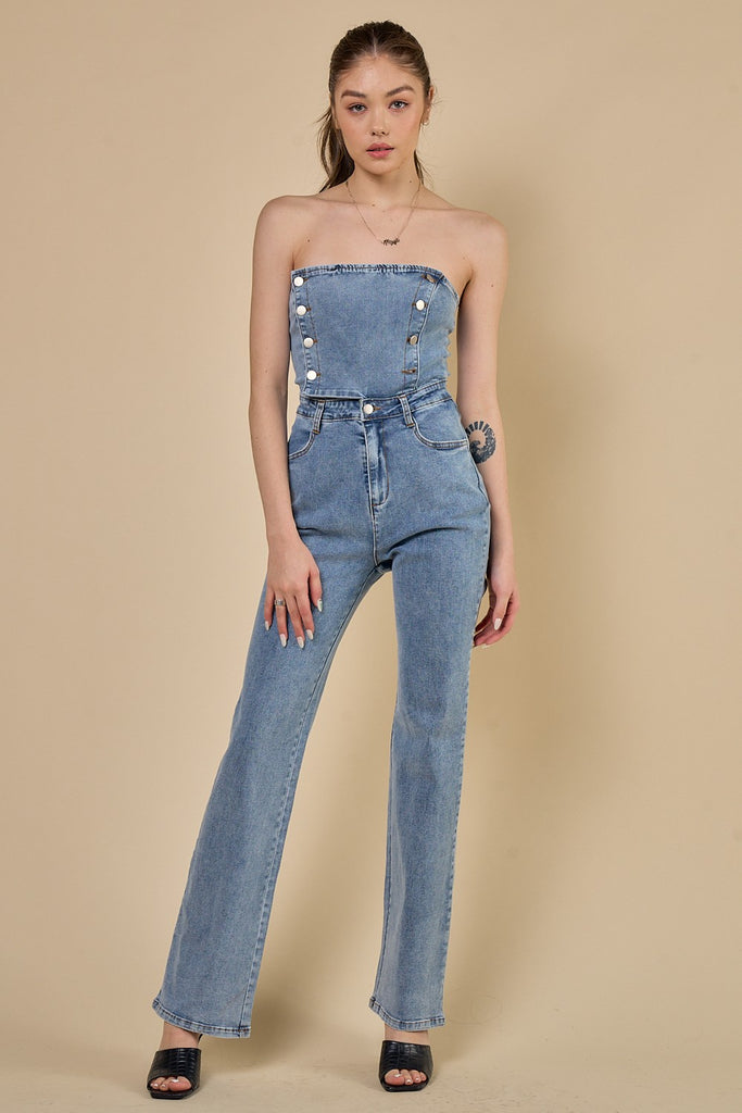 Gemma Denim Jumpsuit