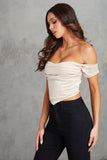 CHAMPAGNE TOAST CORSET TOP