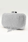 RHINESTONE FRINGE EVENING BAG