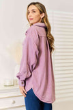 Cozy Girl Full Size Button Down Shacket (Online Only)