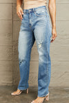 High Waisted Straight Jeans (Online Only)