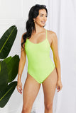 High Tide One-Piece in Lemon-Lime (Online Only)