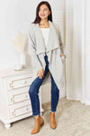 Open Front Duster Cardigan with Pockets (Online Only)