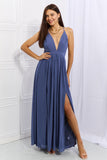 Captivating Muse Open Crossback Maxi Dress (Online Only)