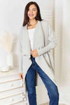 Open Front Duster Cardigan with Pockets (Online Only)