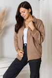 Size Zip-Up Jacket with Pockets (Online Only)