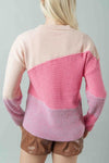 Color Block Long Sleeve Sweater (Online Only)