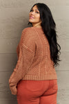 Soft Focus Full Size Wash Cable Knit Cardigan (Online Only)