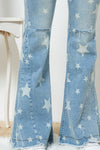 STAR GAZING BELL BOTTOM JEANS
